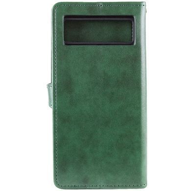 Шкіряний чохол-книжка GETMAN Gallant (PU) для Google Pixel 6 Зелений