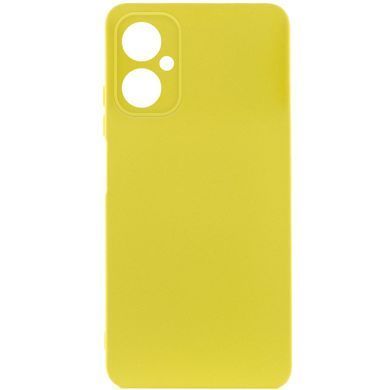 Чехол TPU GETMAN Liquid Silk Full Camera для Motorola Moto G14 Желтый / Flash