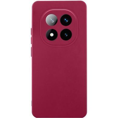 Чехол TPU GETMAN Liquid Silk Full Camera для Xiaomi Redmi Note 14 Pro+ 5G Бордовый / Marsala