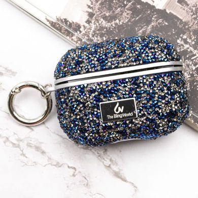 TPU чохол Bling World Rock Diamond для навушників AirPods 3 Синій