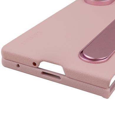 Уценка Кожаный чехол Leather Case (AAA) with stand для Samsung Galaxy Z Fold7 Вскрытая упаковка / Pink