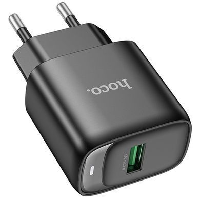 СЗУ Hoco C140A Smart QC3.0 18W (1USB-A) Black