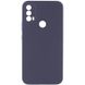 Чохол Silicone Cover Lakshmi Full Camera (AAA) для Motorola Moto E40 Сірий / Dark Gray
