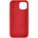 Чехол Silk Full Protective (AA) NO LOGO with Magnetic Fit для Apple iPhone 12 Pro Max (6.7") Красный / Red фото 3
