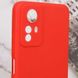Силиконовый чехол Candy Full Camera для Xiaomi Redmi Note 12S Красный / Red фото 3