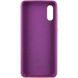 Чохол Silicone Cover Full Protective (AA) для Samsung Galaxy A02 Фіолетовий / Grape фото 2