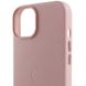 Кожаный чехол Leather Case (AA) with MagSafe для Apple iPhone 14 (6.1") Sand Pink фото 4