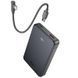 Портативний ЗП Power Bank Hoco J170 Starlight 22.5W+PD20W with cable 10000 mAh Metal gray фото 3