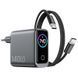 СЗУ WIWU CHG200 Voyager PD140W+QC3.0 (1USB-A/3C) + кабель Type-C to Type-C Grey фото 1