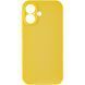 Чехол Silk Full Camera Protective (AA) NO LOGO для Apple iPhone 17 (6.3") Желтый / Yellow фото 2