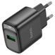 СЗУ Hoco C140A Smart QC3.0 18W (1USB-A) Black фото 2