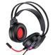 Накладные наушники Hoco W105 Joyful (USB+3.5mm/1.2m) Красный фото 1