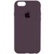 Чохол Silicone Case Full Protective (AA) для Apple iPhone SE (2020) Фіолетовий / Elderberry