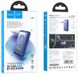 Bluetooth аудіо ресивер Hoco E66 Transparent discovery edition Dark blue фото 3