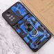 Ударопрочный чехол Camshield Serge Ring Camo для Xiaomi Poco X4 Pro 5G Синий / Army Blue фото 5