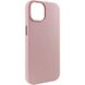 Кожаный чехол Leather Case (AA) with MagSafe для Apple iPhone 14 (6.1") Sand Pink фото 5