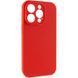 Чохол Silk Full Camera Protective (AA) NO LOGO для Apple iPhone 13 Pro Max (6.7") Червоний / Red