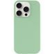Чехол Silicone Case Full Protective (AA) NO LOGO для Apple iPhone 14 Pro (6.1") Зеленый / Pistachio