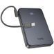 Портативний ЗП Power Bank Hoco J170 Starlight 22.5W+PD20W with cable 10000 mAh Metal gray фото 4