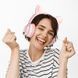 Накладные наушники Hoco W36 Cat ear (3.5mm/1.2m) Pink фото 3