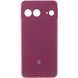 Чохол Silicone Cover Lakshmi Full Camera (AAA) with Logo для Google Pixel 7a Бордовий / Plum фото 1