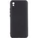 Чехол TPU GETMAN Liquid Silk Full Camera для Xiaomi Redmi 9A Черный / Black