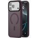 TPU+PC чохол Blueo Skin Friendly Frosted with Magnetic Fit для Apple iPhone 17 Pro Max / 18 Pro Max Бордовий / Deep Cherry