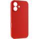 Чехол Silk Full Camera Protective (AA) NO LOGO для Apple iPhone 16 (6.1") Красный / Red