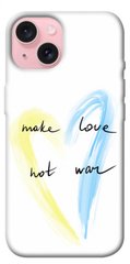 Чохол itsPrint Make love not war для Apple iPhone 15 (6.1")