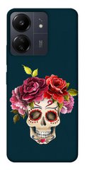 Чехол itsPrint Flower skull для Xiaomi Redmi 13C