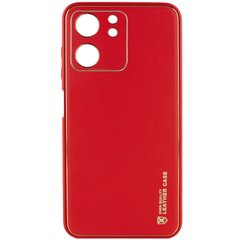 Шкіряний чохол Xshield для Xiaomi Redmi 13C / Poco C65 Червоний / Red