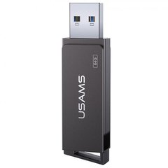 Флеш накопитель USAMS US-ZB196 USB3.0 Rotatable High Speed Flash Drive 64 Gb Iron-grey