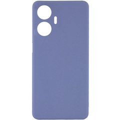 Силіконовий чохол Candy Full Camera для Realme C55 Блакитний / Mist blue