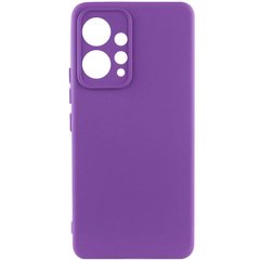 Чехол Silicone Cover Lakshmi Full Camera (A) для Xiaomi Redmi Note 12 4G Фиолетовый / Purple