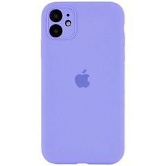 Уценка Чехол Silicone Case Full Camera Protective (AA) для Apple iPhone 12 (6.1") Вскрытая упаковка / Сиреневый / Dasheen
