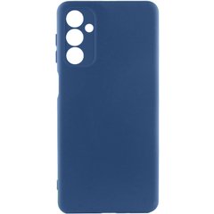 Чохол Silicone Cover Lakshmi Full Camera (A) для Samsung Galaxy M14 5G Синій / Navy Blue