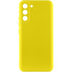 Уценка Чехол Silicone Cover Lakshmi Full Camera (A) для Samsung Galaxy S21 FE Эстетический дефект / Желтый / Flash