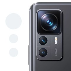 Гибкое защитное стекло 0.18mm на камеру (тех.пак) для Xiaomi 12 Lite Прозрачный