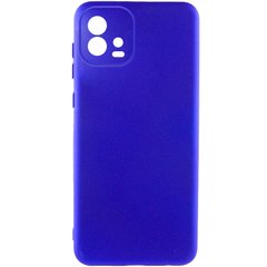 Чохол Silicone Cover Lakshmi Full Camera (A) для Motorola Moto G72 Синій / Iris