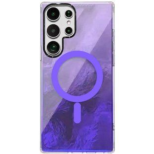 Чохол TPU Shiny Mountain Magnetic Fit для Samsung Galaxy S24 Ultra Purple