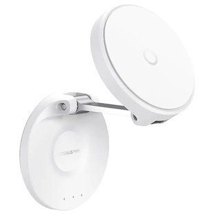 Держатель для телефона Baseus MagPro Magnetic Foldable Phone Mount (B10564101) White