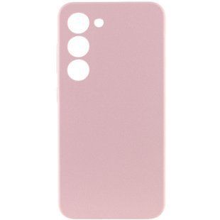 Чохол Silicone Cover Lakshmi Full Camera (AAA) для Samsung Galaxy S23 Рожевий / Pink Sand