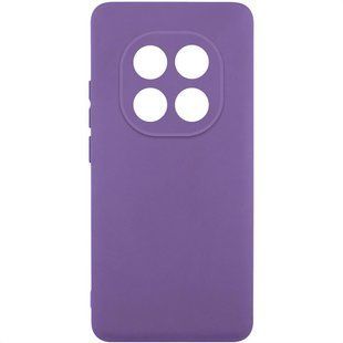 Чехол TPU GETMAN Liquid Silk Full Camera для Xiaomi Redmi Note 14 Pro 4G Фиолетовый / Amethyst