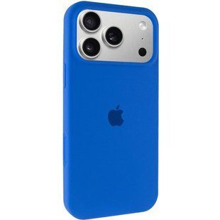 Чехол Silicone Case Full Protective (AA) для Apple iPhone 17 Pro Max (6.9") Синий / Capri Blue