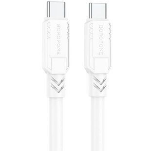Дата кабель Borofone BX81 Type-C to Type-C 60W (1m) Белый