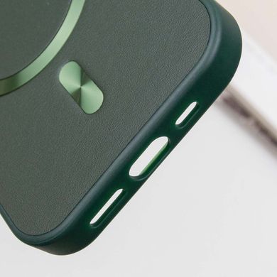 Шкіряний чохол SnapCase with Magnetic Fit для Apple iPhone 15 Pro Max (6.7") Green