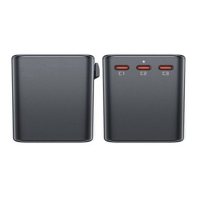 СЗУ Acefast Z1 PD75W GaN (3*USB-C+2*USB-A) Black gray