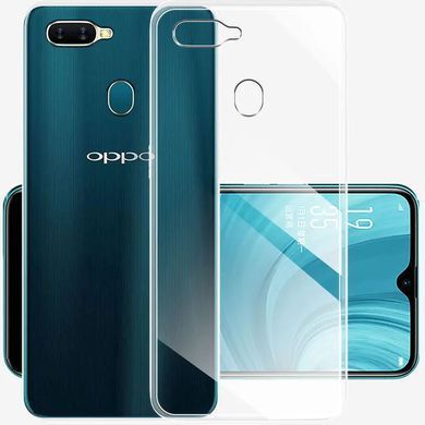 TPU чехол Epic Transparent 1,5mm для Oppo A5s / Oppo A12 / A7 Бесцветный (прозрачный)