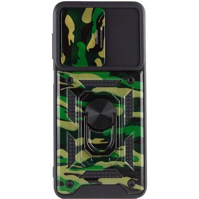 Ударостійкий чохол Camshield Serge Ring Camo для Samsung Galaxy A23 4G Зелений / Army Green