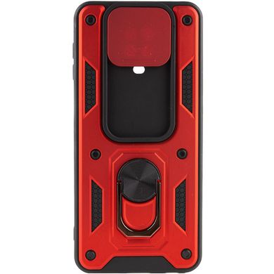 Ударопрочный чехол Camshield Serge Ring для Xiaomi Redmi Note 9s / Note 9 Pro / 9 Pro Max Красный
